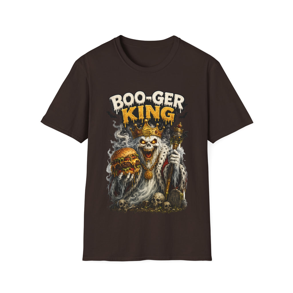 Boo-ger King Halloween T-Shirt — Spooky Skull King Graphic Tee