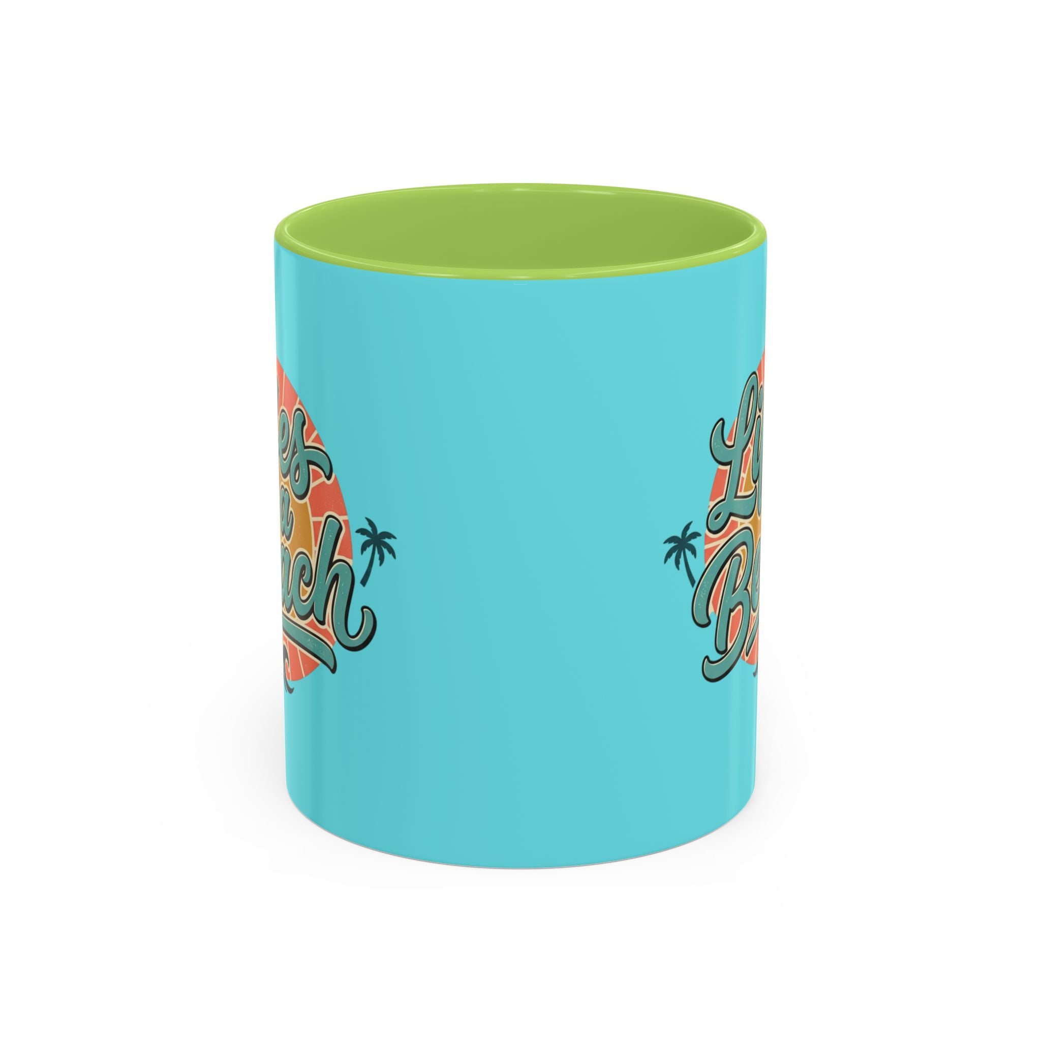 Life's a Beach Coffee Mug — Retro Beach Vibes 11/15oz Accent Mug