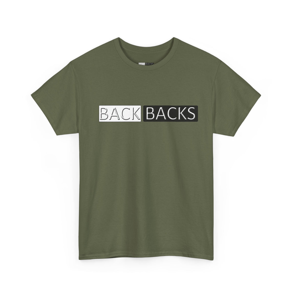 Unisex Back Backs Minimal T-Shirt