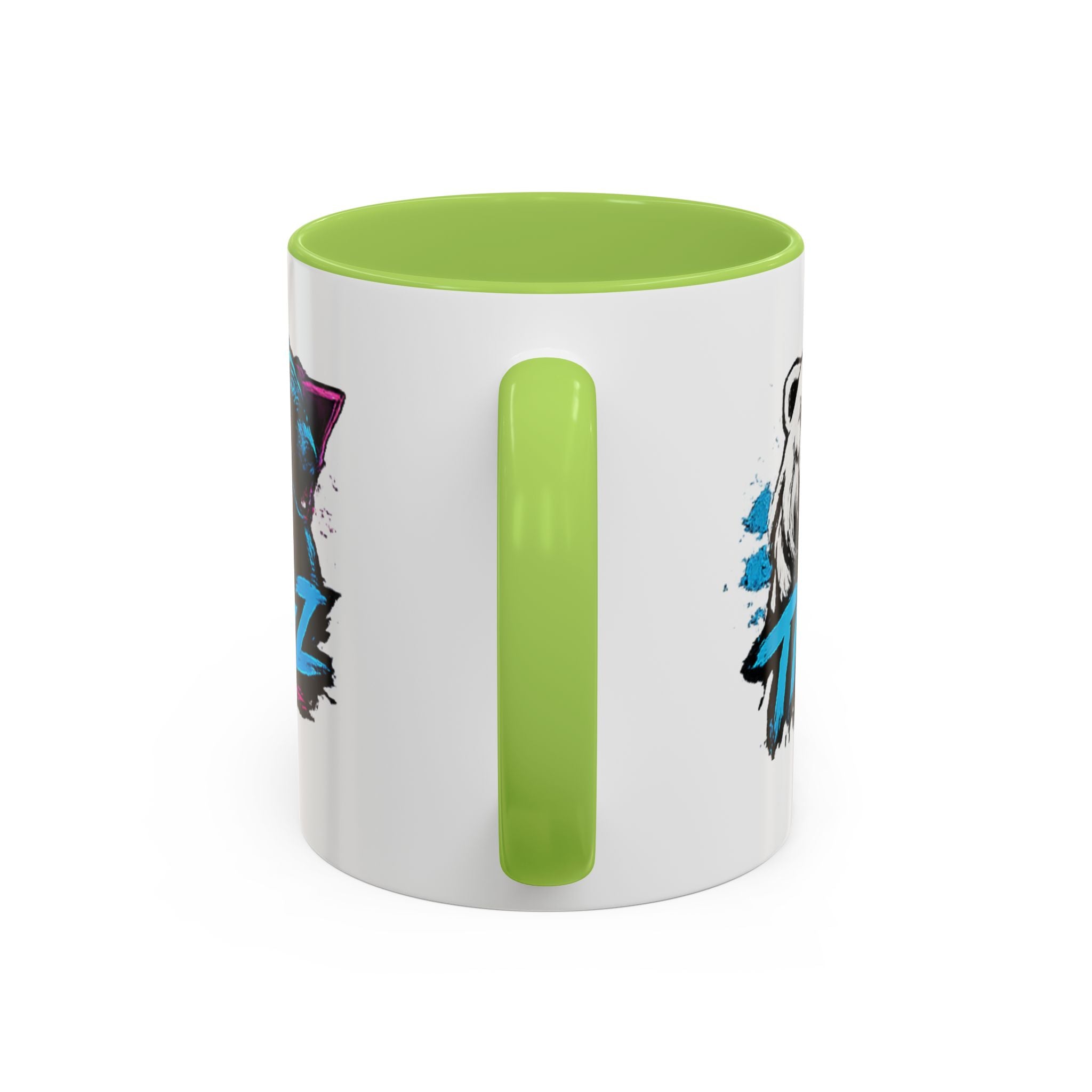 Bear Tingz Accent Coffee Mug — 11/15oz Gamer Logo Ceramic Mug