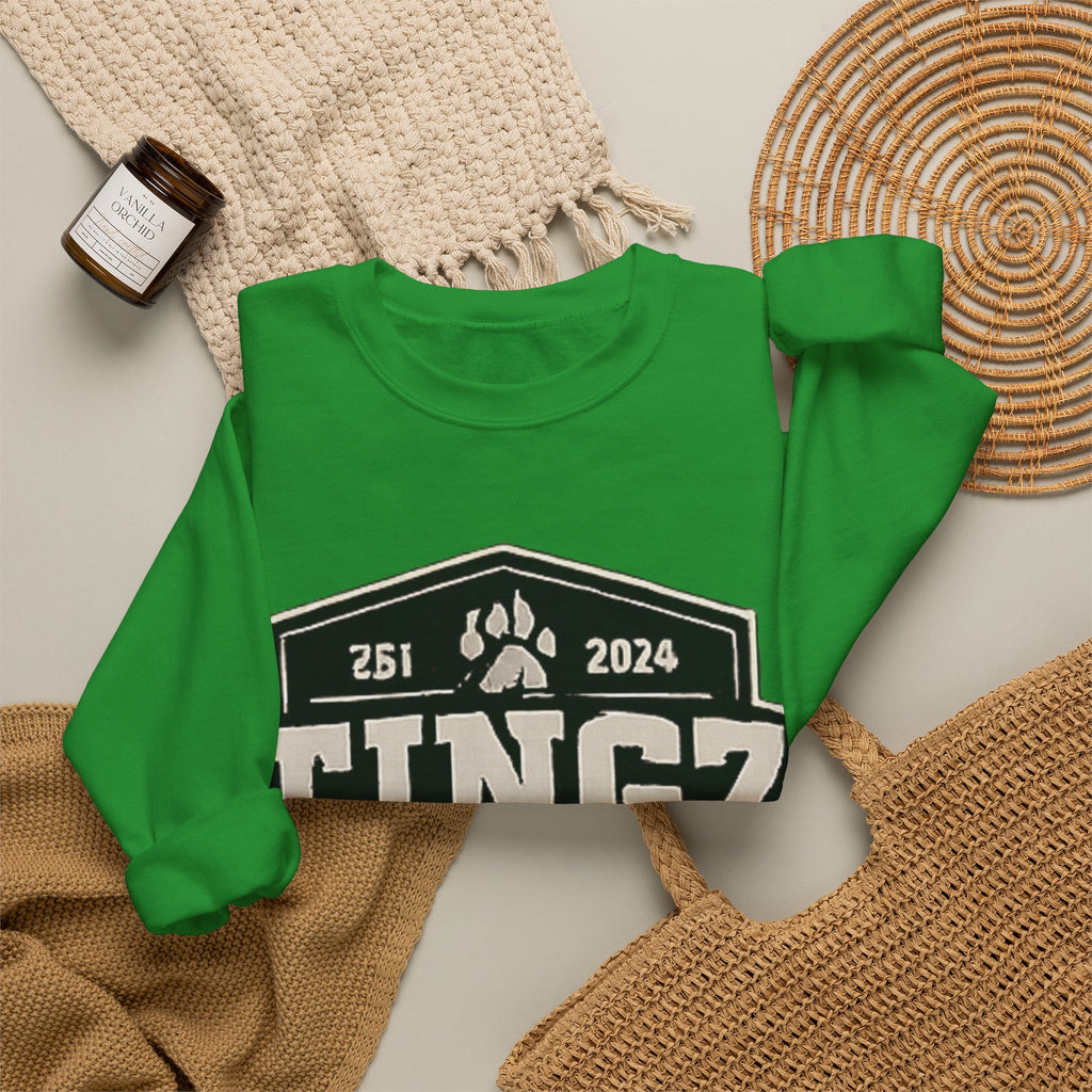BEAR TINGZ  Badge Unisex Crewneck Sweatshirt | Vintage Wildlife Graphic Sweatshirt | Classic Streetwear Pullover