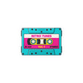 Retro Cassette Tape Vinyl Sticker — 'Retro Tunes Vol. 1' Kiss-Cut