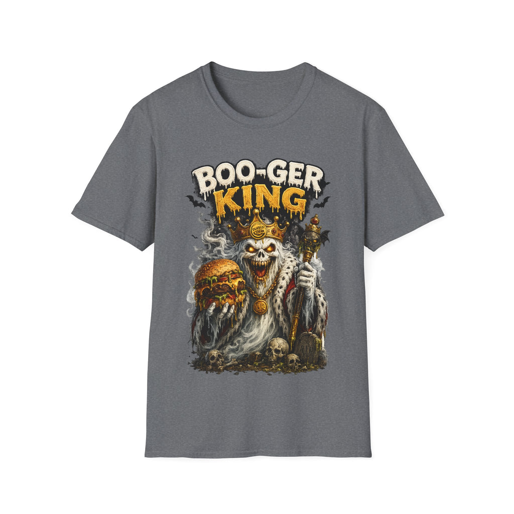 Boo-ger King Halloween T-Shirt — Spooky Skull King Graphic Tee