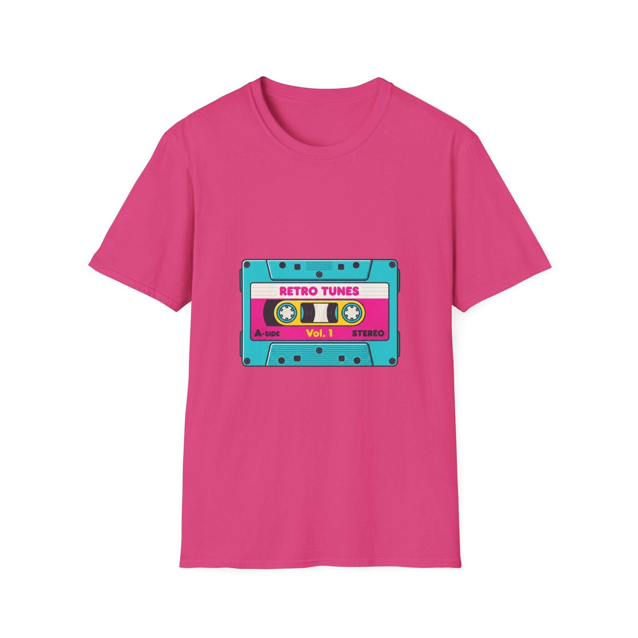 Retro Tunes Cassette T-Shirt — Vintage 80s Music Tee