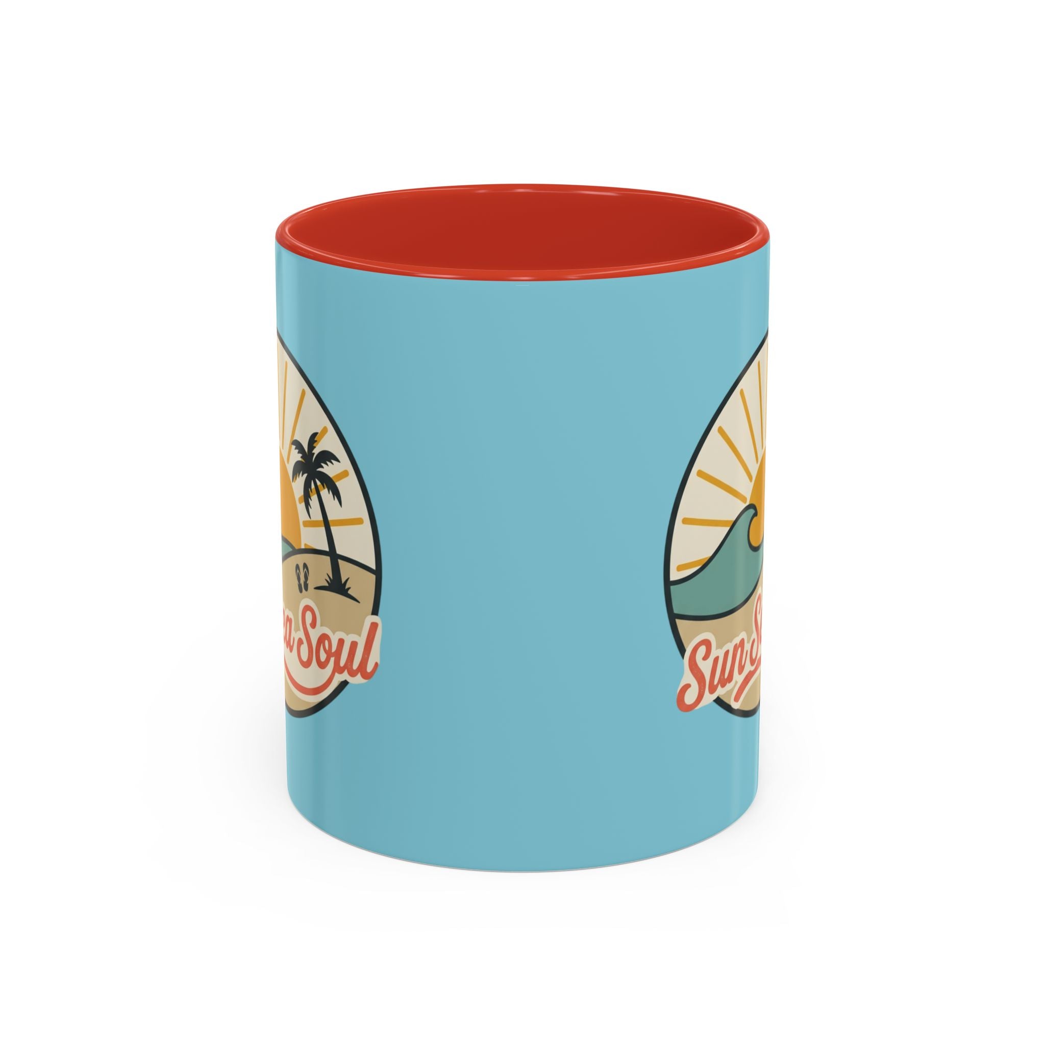 Sun Sea Soul Accent Coffee Mug – Beach Sunset 11/15oz