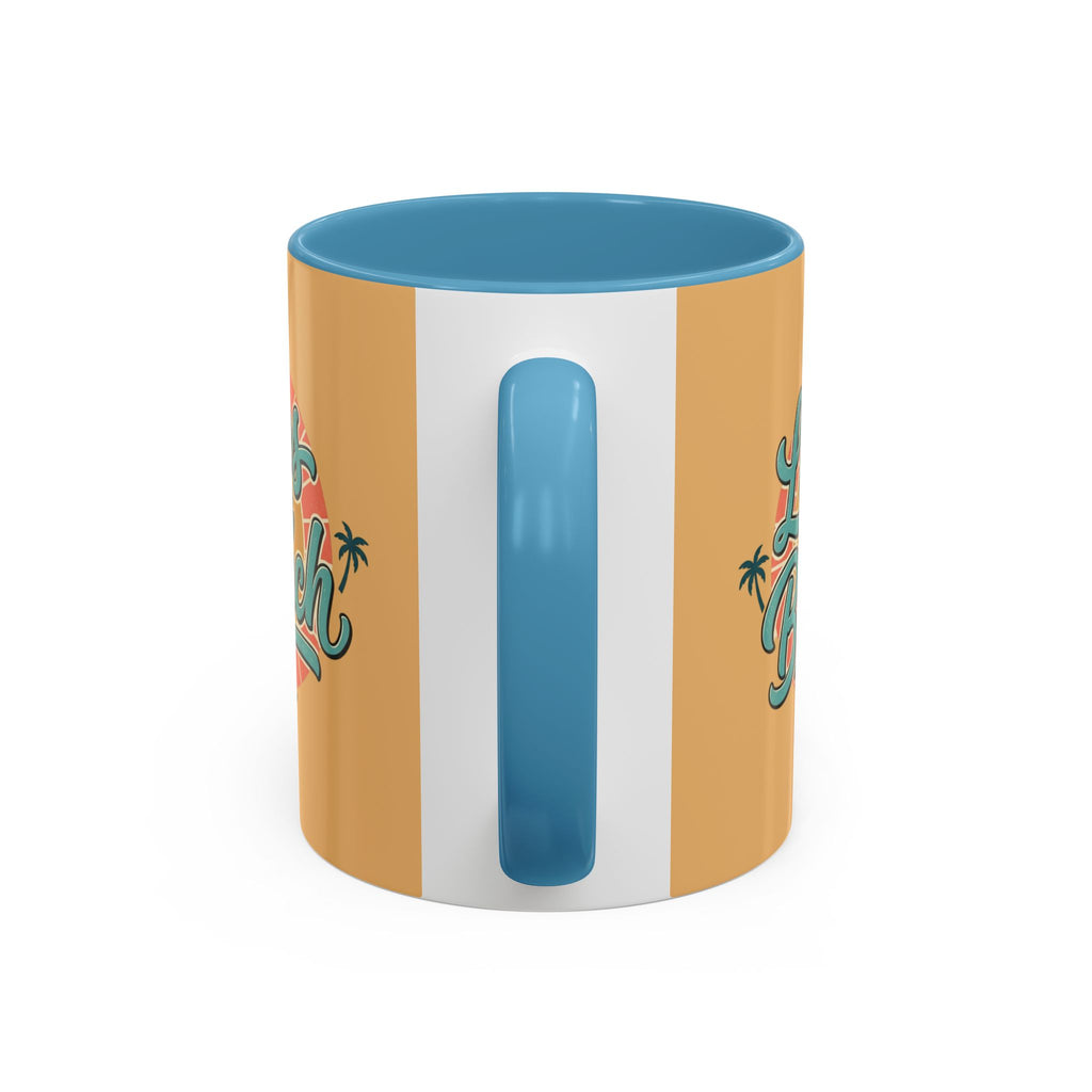 Life's a Beach Coffee Mug — Retro Beach Vibes 11/15oz Accent Mug