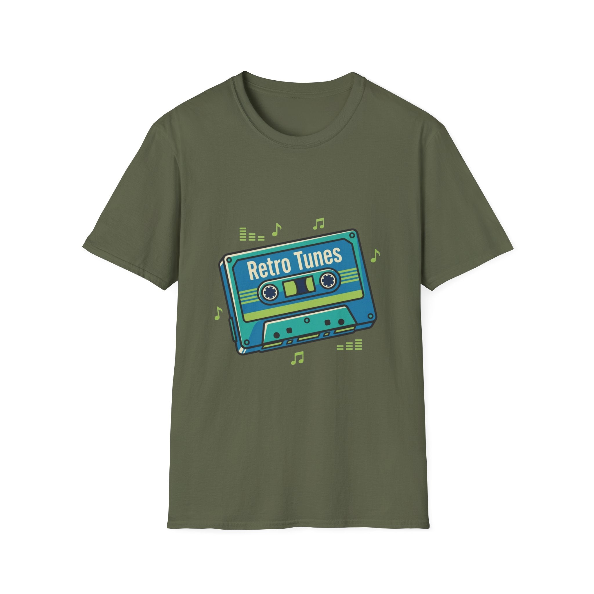 Retro Tunes- Unisex Softstyle T-Shirt
