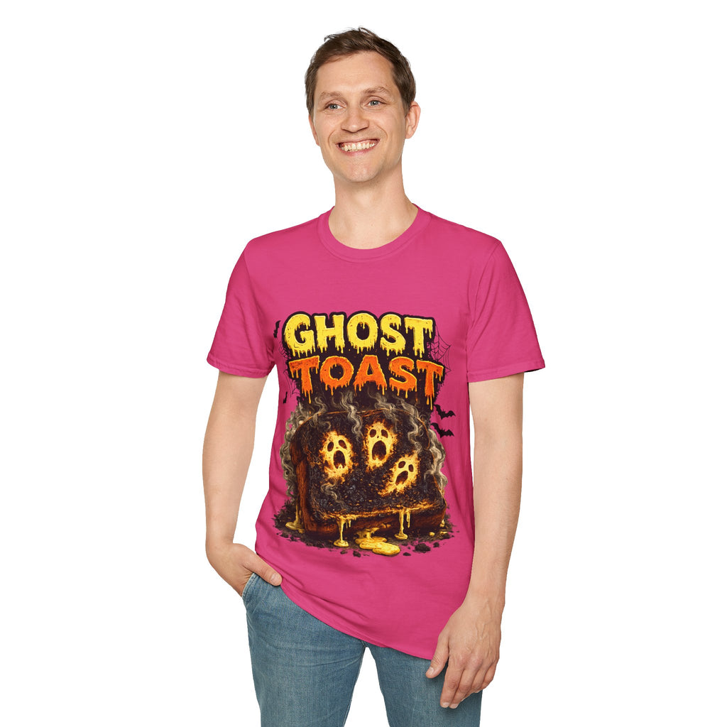 Ghost Toast Halloween T-Shirt — Spooky Haunted Breakfast Graphic Tee