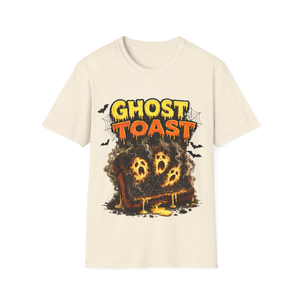 Ghost Toast Halloween T-Shirt — Spooky Haunted Breakfast Graphic Tee