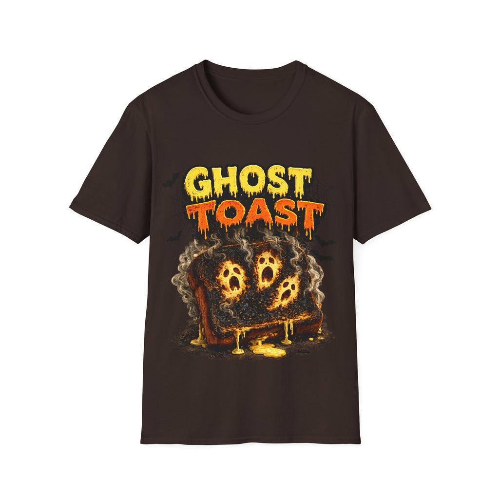 Ghost Toast Halloween T-Shirt — Spooky Haunted Breakfast Graphic Tee