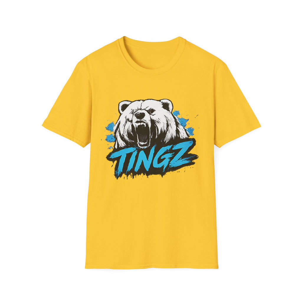 Roaring Bear TINGZ T-Shirt — Graphic Tee for Streetwear & Casual