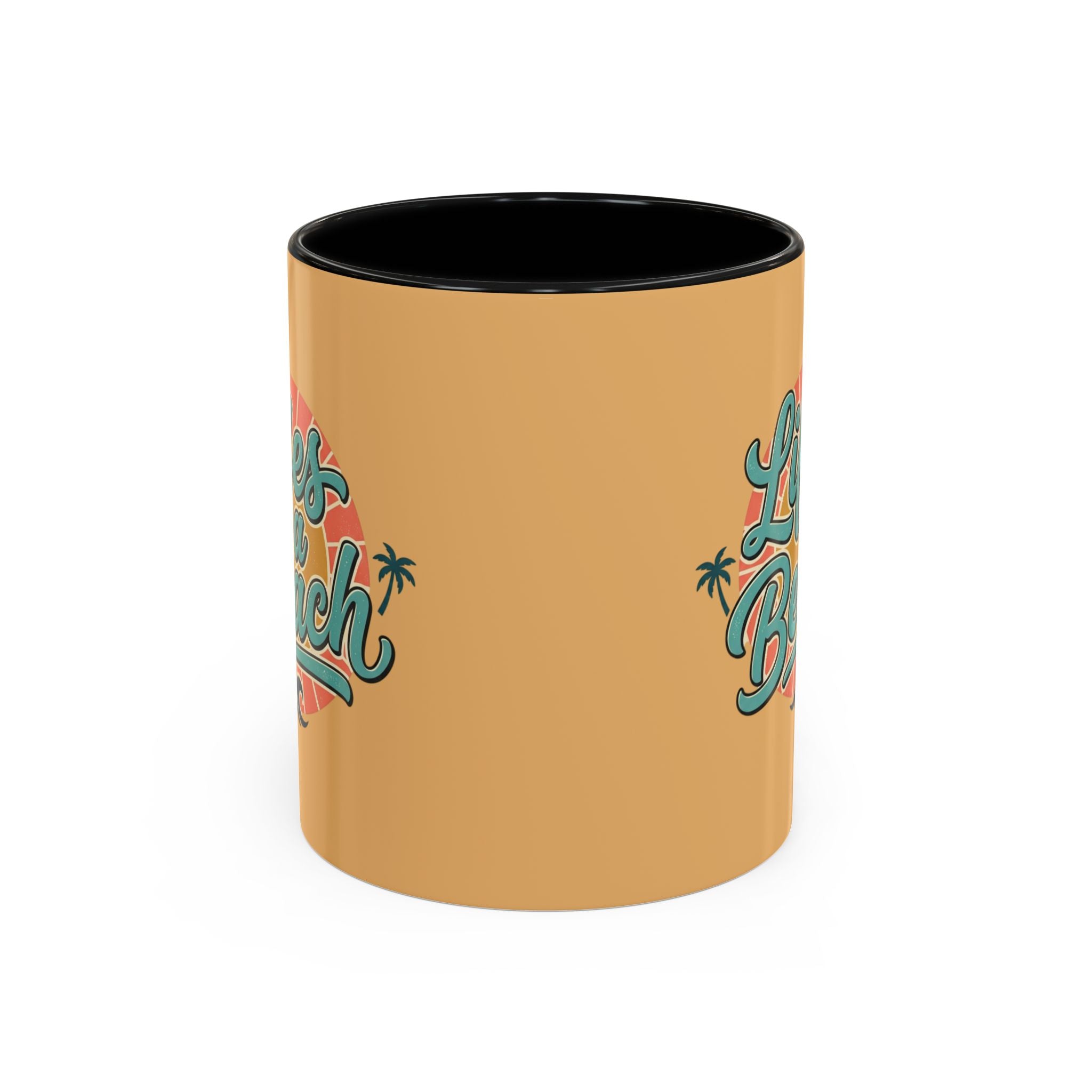 Life's a Beach Coffee Mug — Retro Beach Vibes 11/15oz Accent Mug