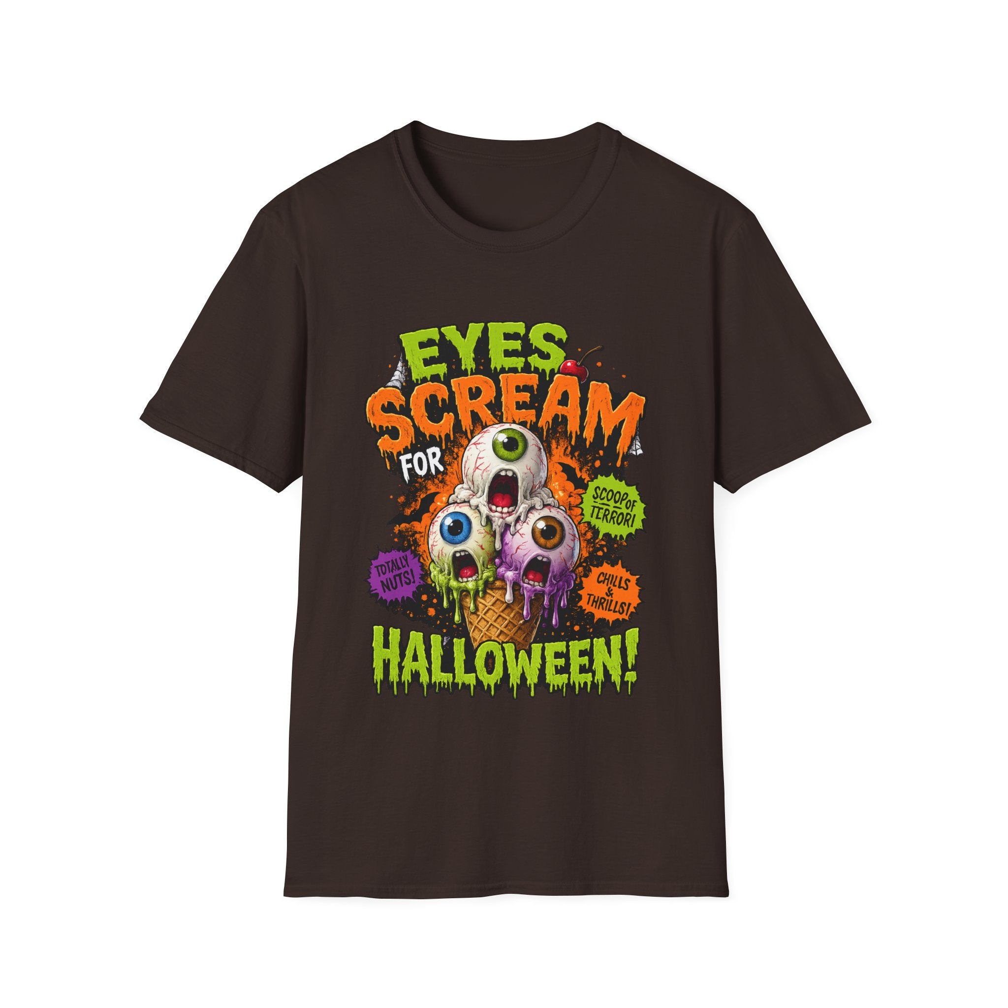 Halloween Eyes Scream T-Shirt — 'Eyes Scream for Halloween' Graphic Tee
