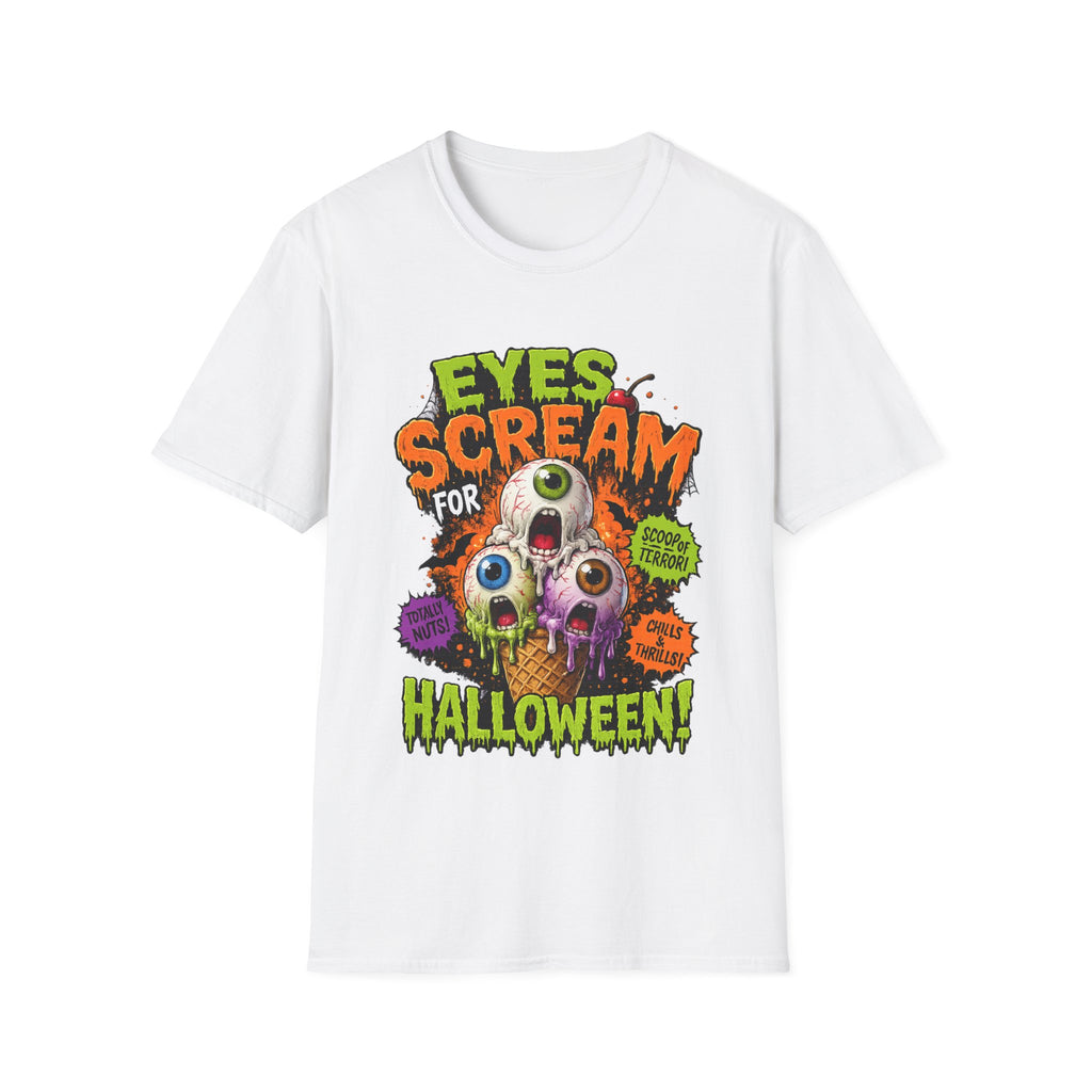 Halloween Eyes Scream T-Shirt — 'Eyes Scream for Halloween' Graphic Tee