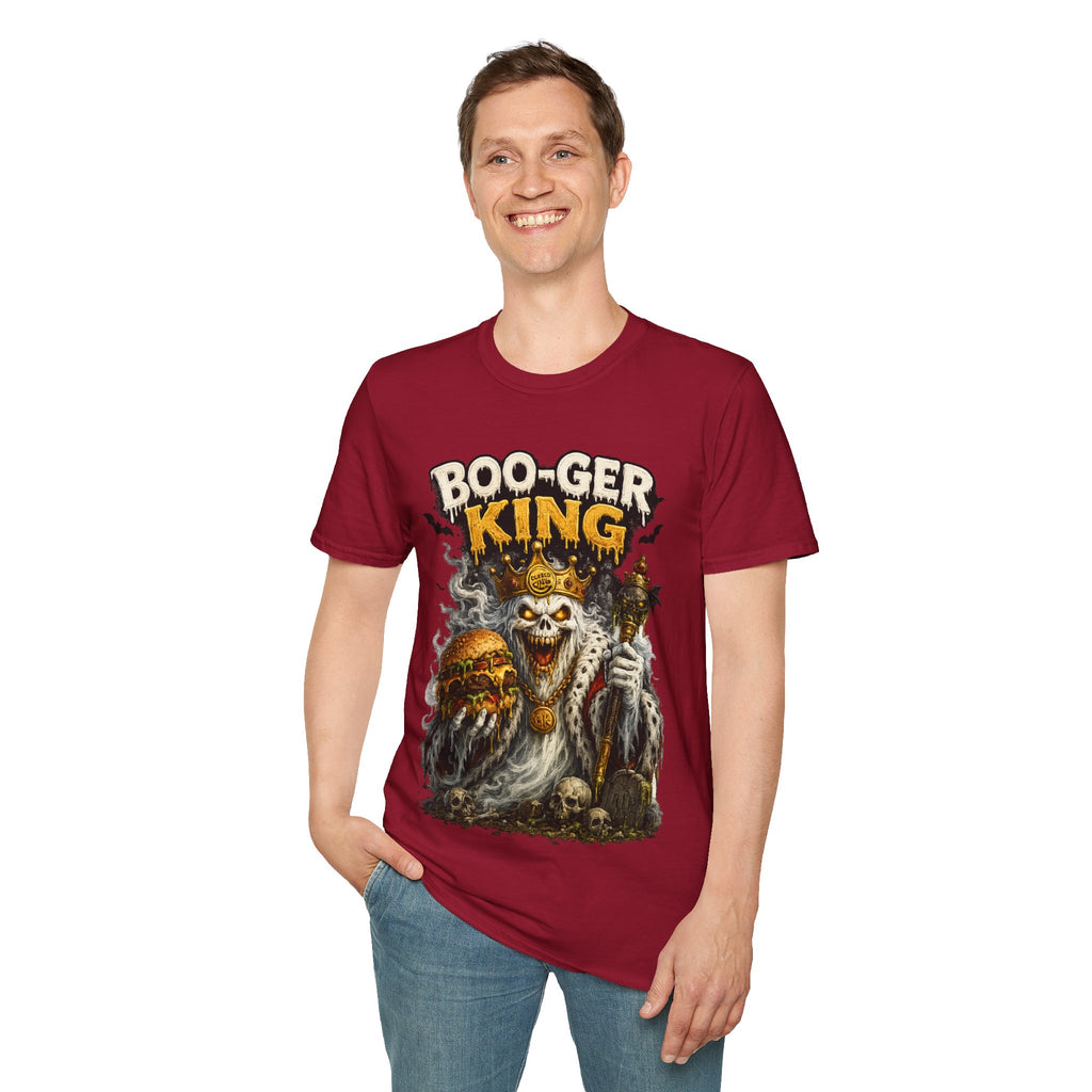 Boo-ger King Halloween T-Shirt — Spooky Skull King Graphic Tee