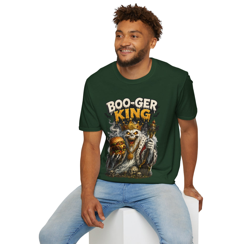 Boo-ger King Halloween T-Shirt — Spooky Skull King Graphic Tee