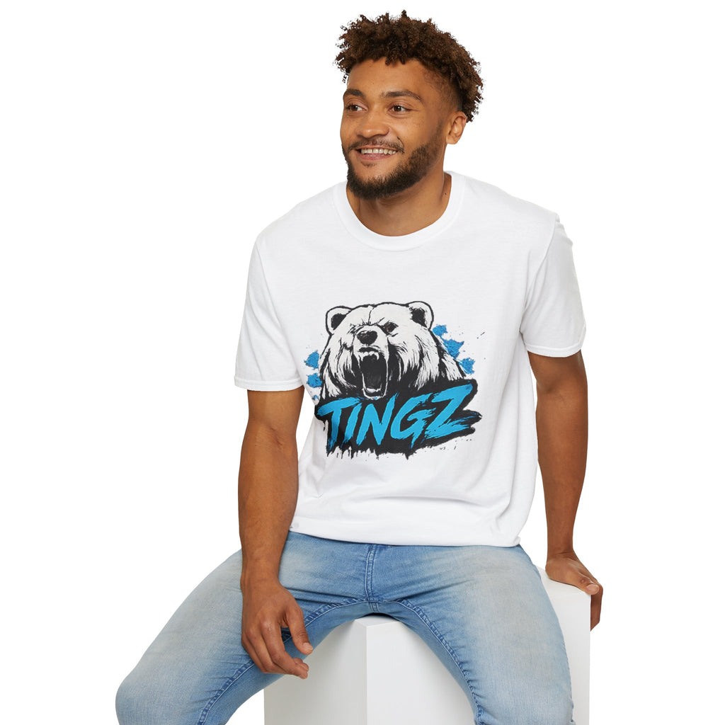 Roaring Bear TINGZ T-Shirt — Graphic Tee for Streetwear & Casual