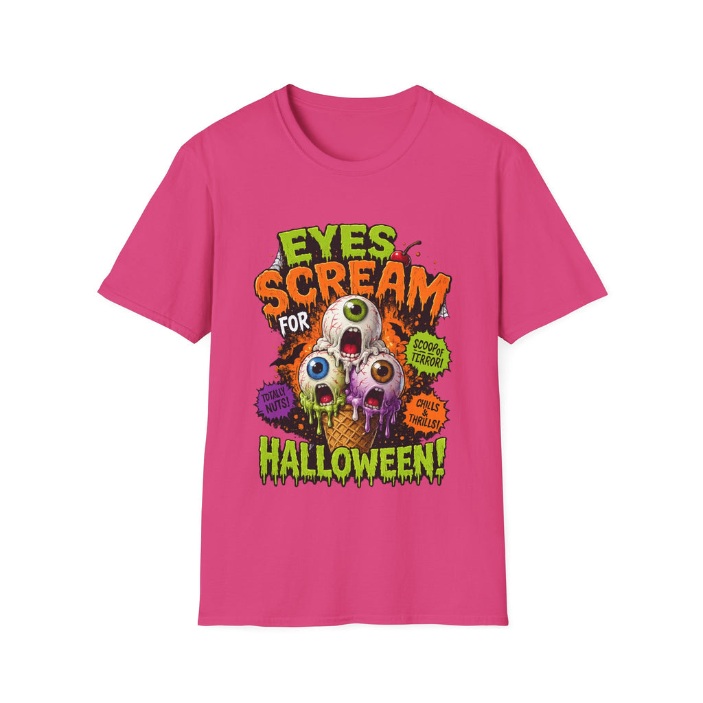 Halloween Eyes Scream T-Shirt — 'Eyes Scream for Halloween' Graphic Tee