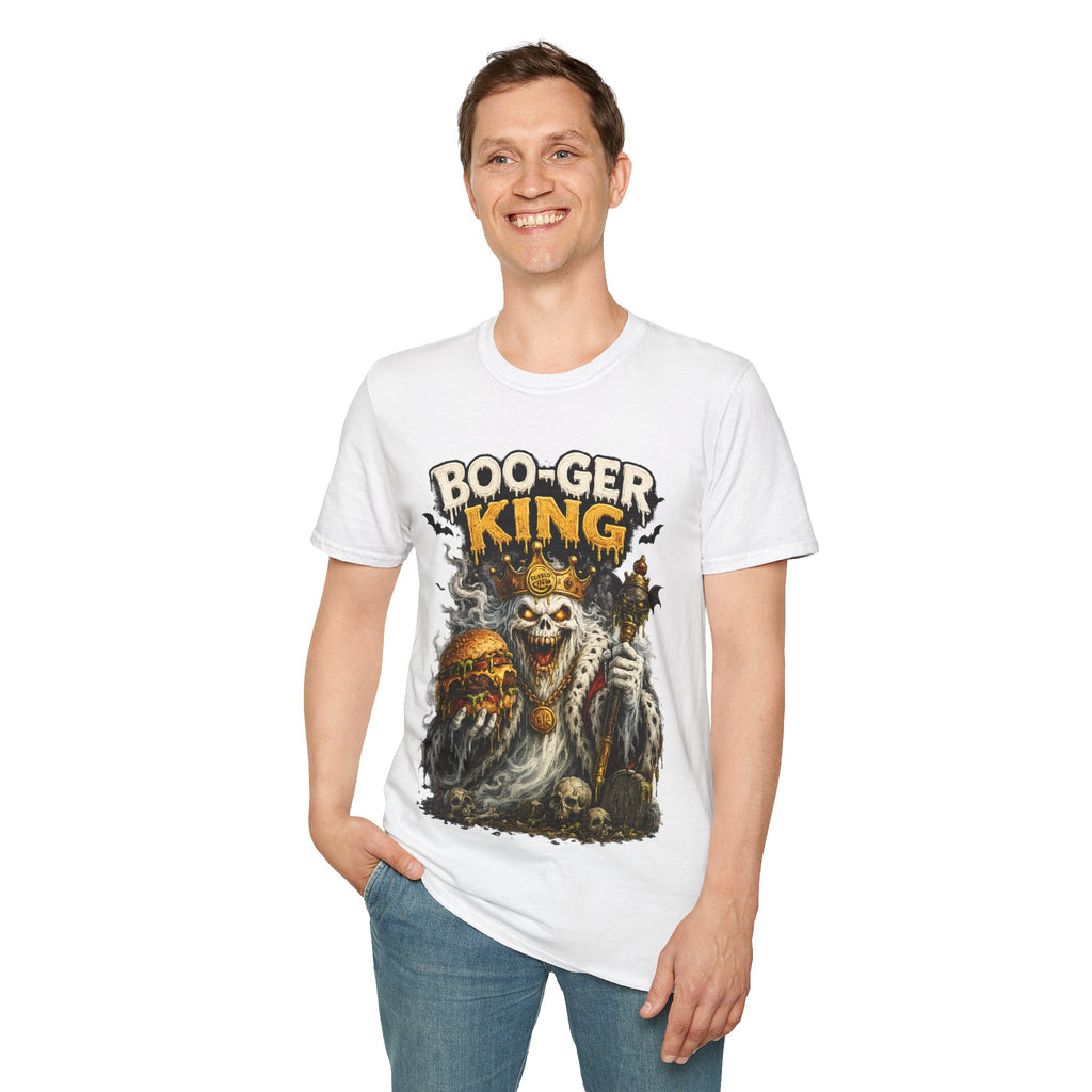 Boo-ger King Halloween T-Shirt — Spooky Skull King Graphic Tee