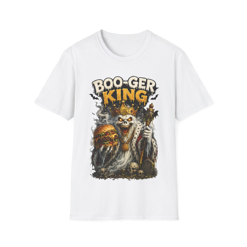 Boo-ger King Halloween T-Shirt — Spooky Skull King Graphic Tee