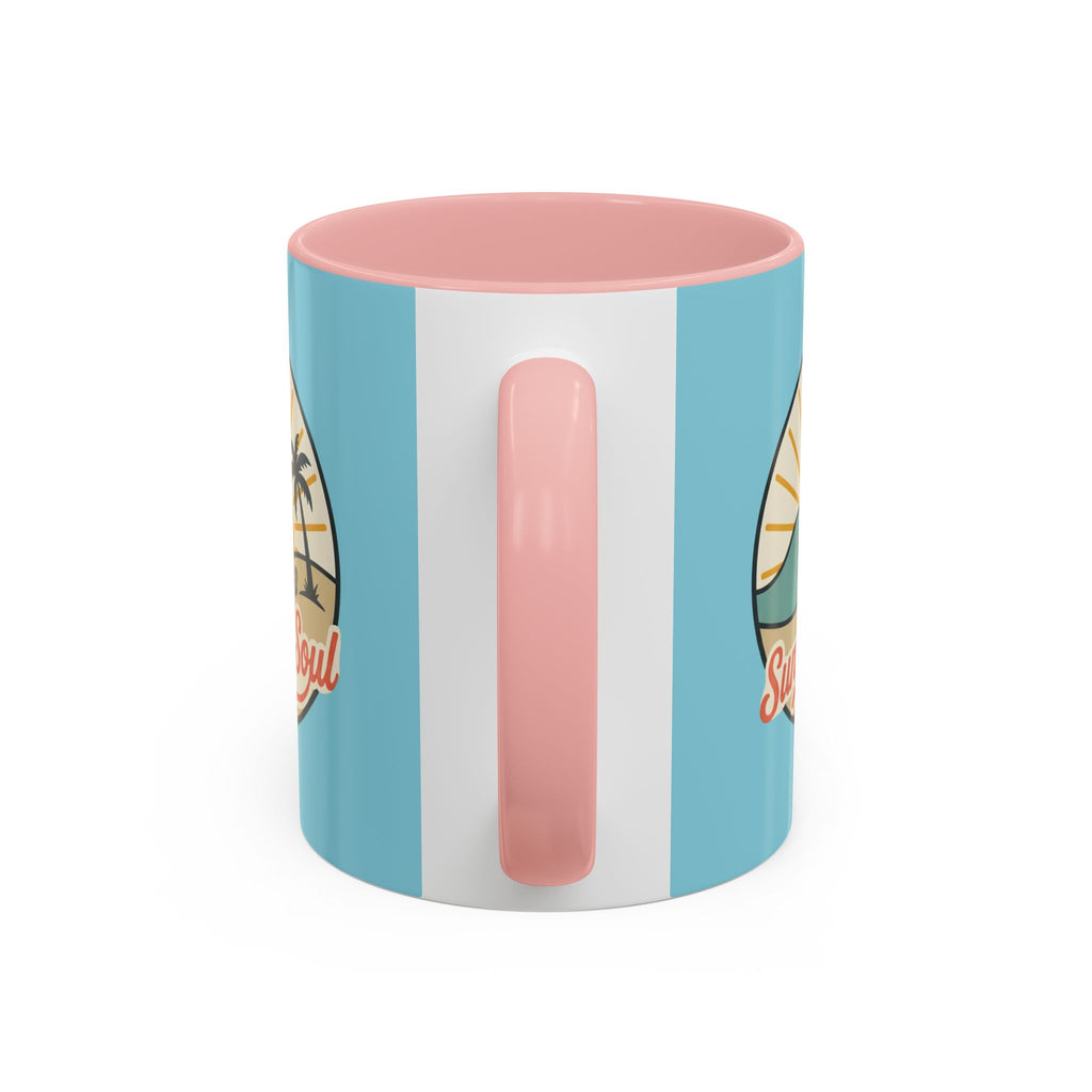 Sun Sea Soul Accent Coffee Mug – Beach Sunset 11/15oz