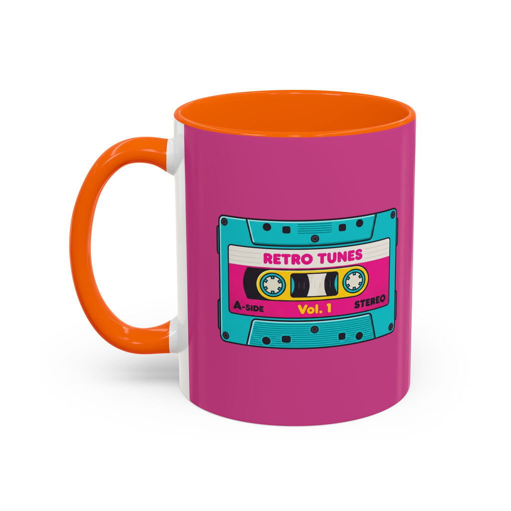 Retro Cassette Coffee Mug — 'Retro Tunes Vol. 1' Accent Mug