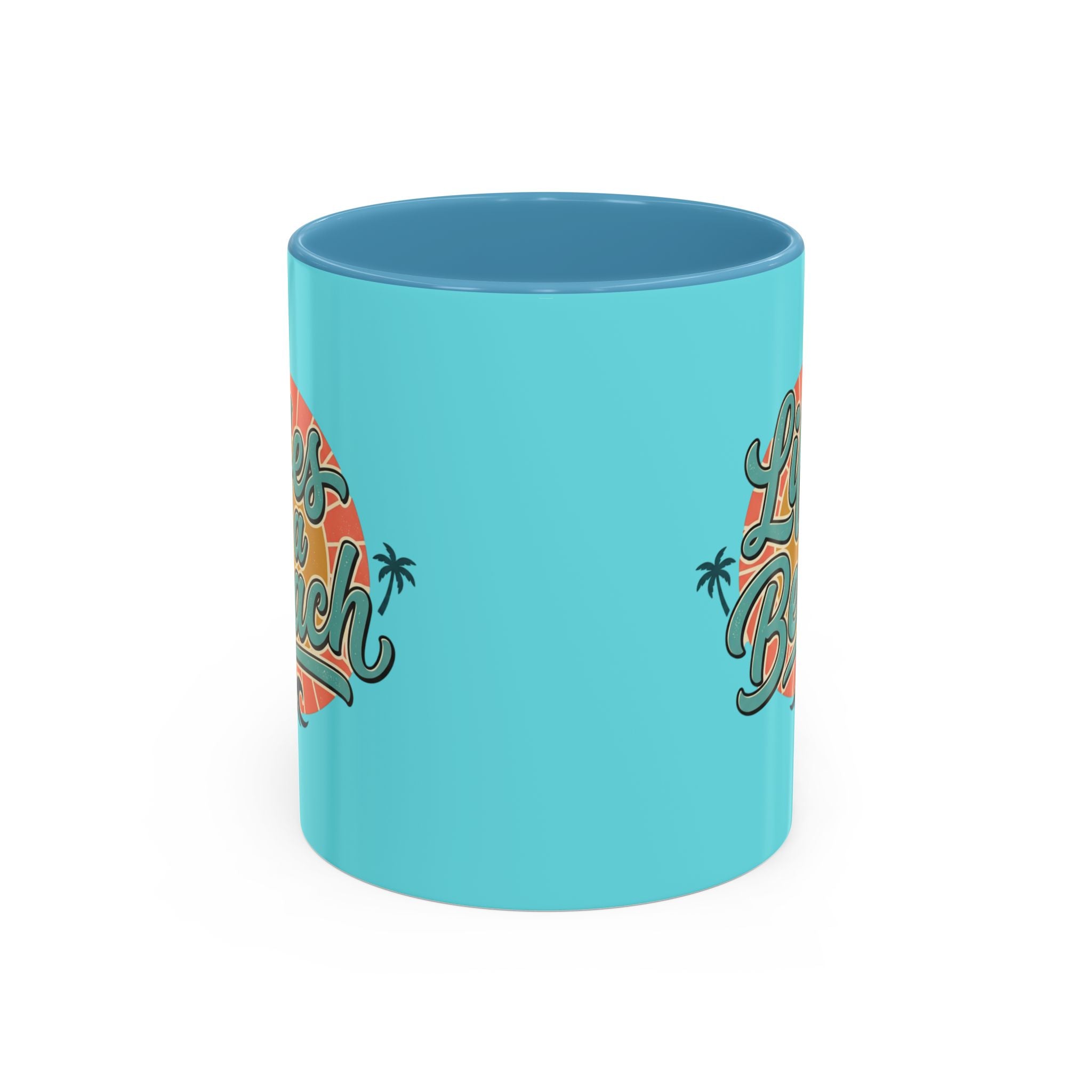 Life's a Beach Coffee Mug — Retro Beach Vibes 11/15oz Accent Mug