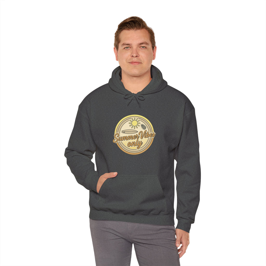 Retro Daisy “Summer Vibes Only” Hoodie — Vintage Floral Cozy Pullover