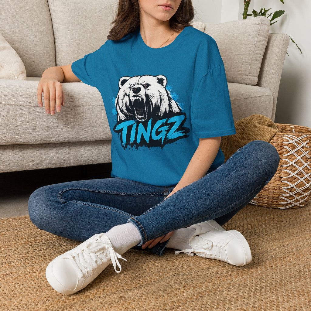 Roaring Bear TINGZ T-Shirt — Graphic Tee for Streetwear & Casual