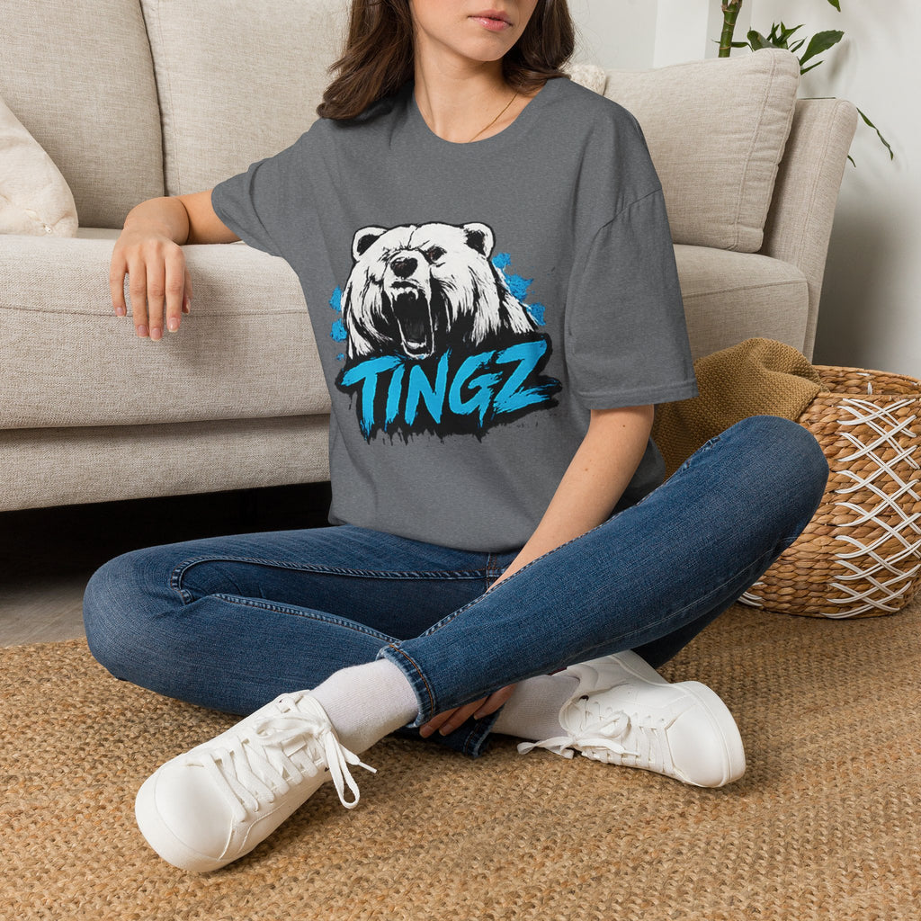 Roaring Bear TINGZ T-Shirt — Graphic Tee for Streetwear & Casual