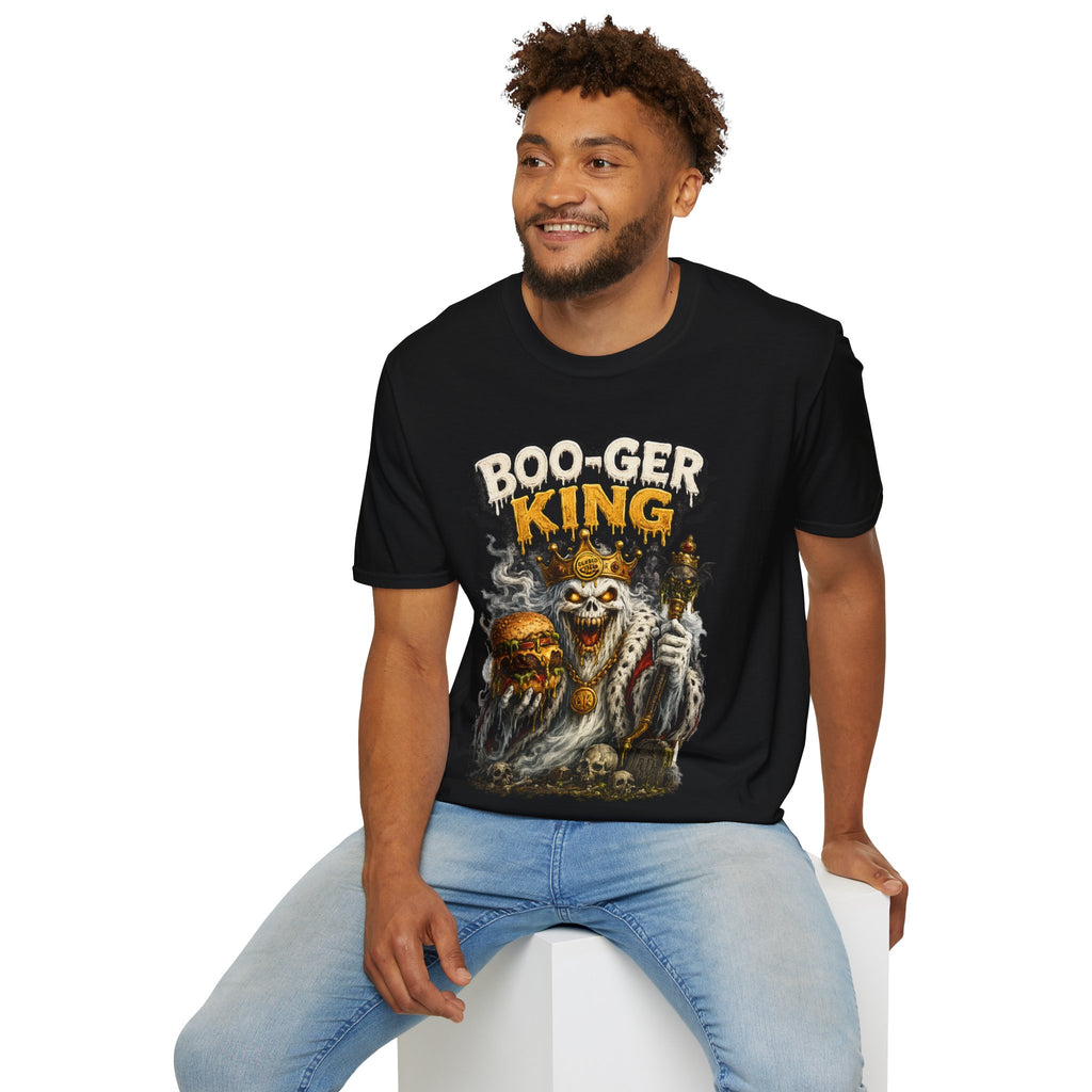 Boo-ger King Halloween T-Shirt — Spooky Skull King Graphic Tee