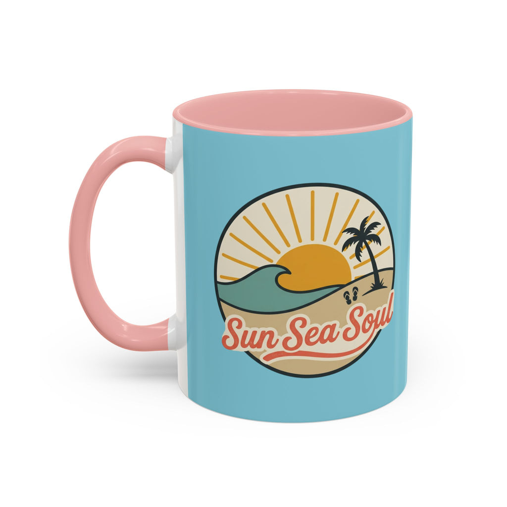 Sun Sea Soul Accent Coffee Mug – Beach Sunset 11/15oz