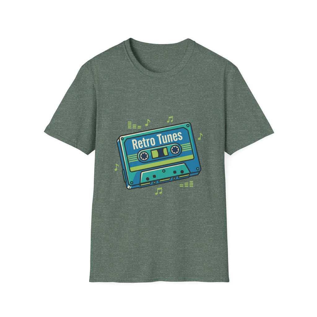 Retro Tunes- Unisex Softstyle T-Shirt