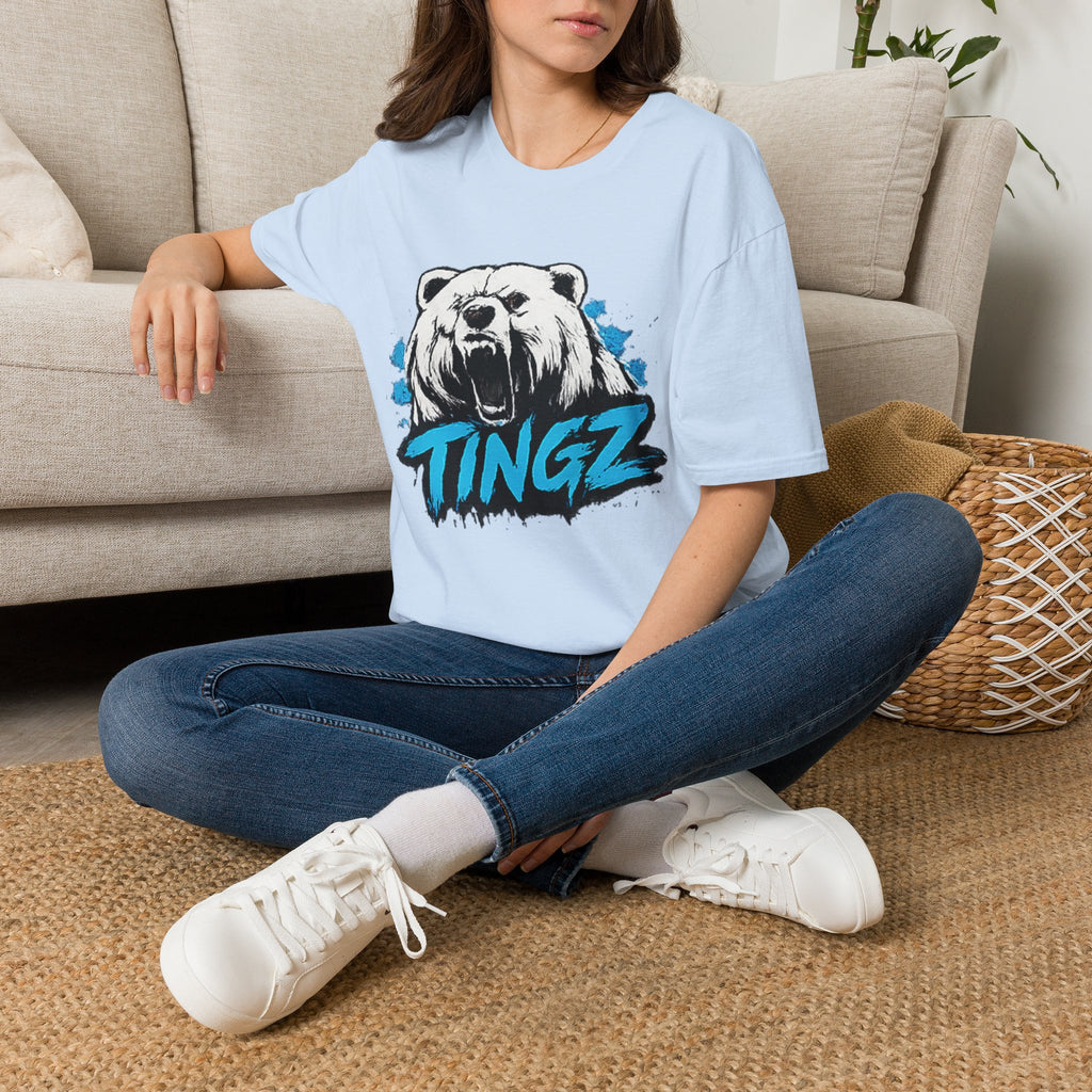 Roaring Bear TINGZ T-Shirt — Graphic Tee for Streetwear & Casual