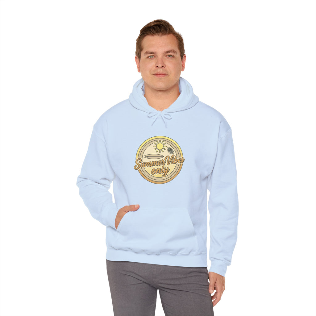 Retro Daisy “Summer Vibes Only” Hoodie — Vintage Floral Cozy Pullover