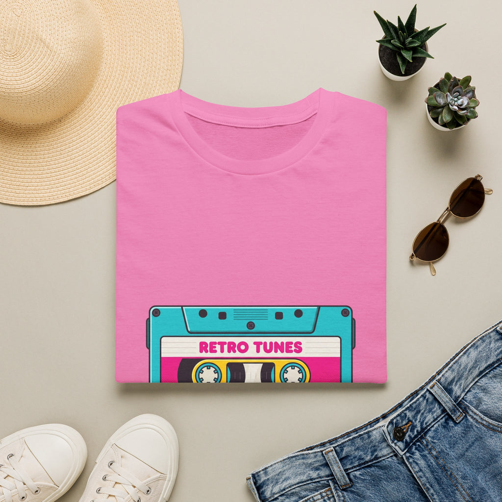 Retro Tunes Cassette T-Shirt — Vintage 80s Music Tee