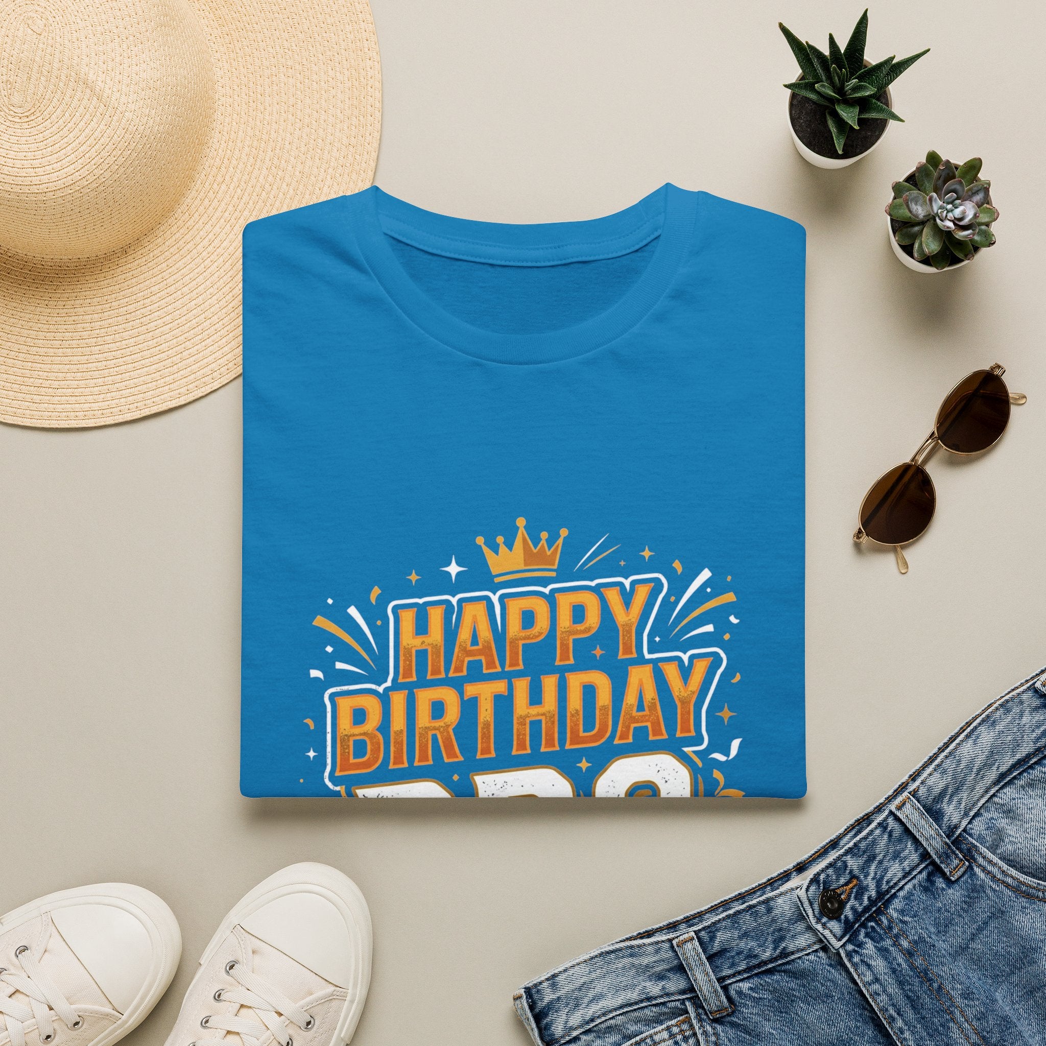 Happy Birthday Bro T-Shirt — Bold Crowned Birthday Tee for Brother