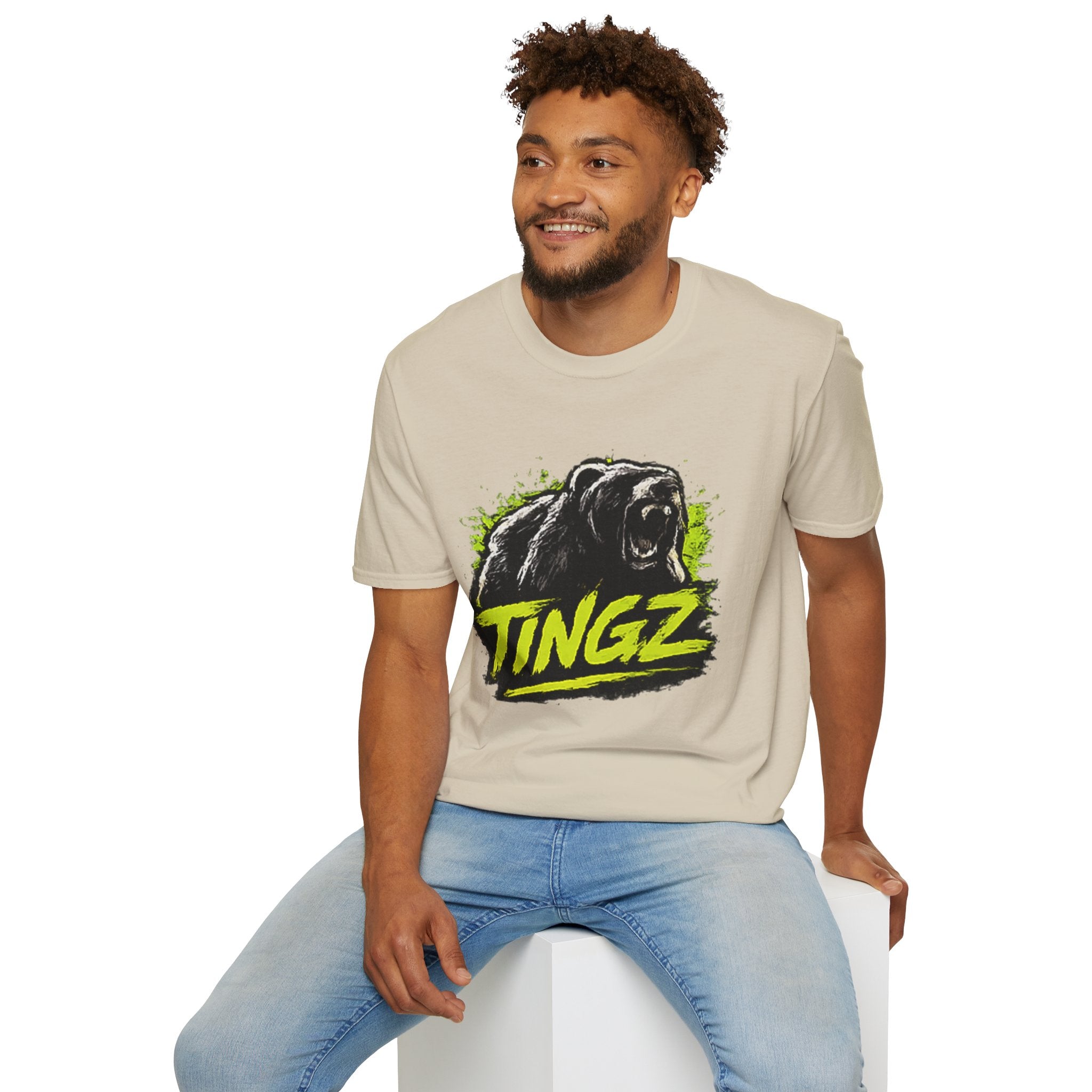 Bear TINGZ Roar T-Shirt — Bold Graphic Tee