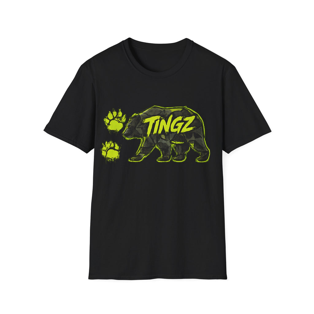 Bear TINGZ Paw Graphic T-Shirt —  Neon Logo