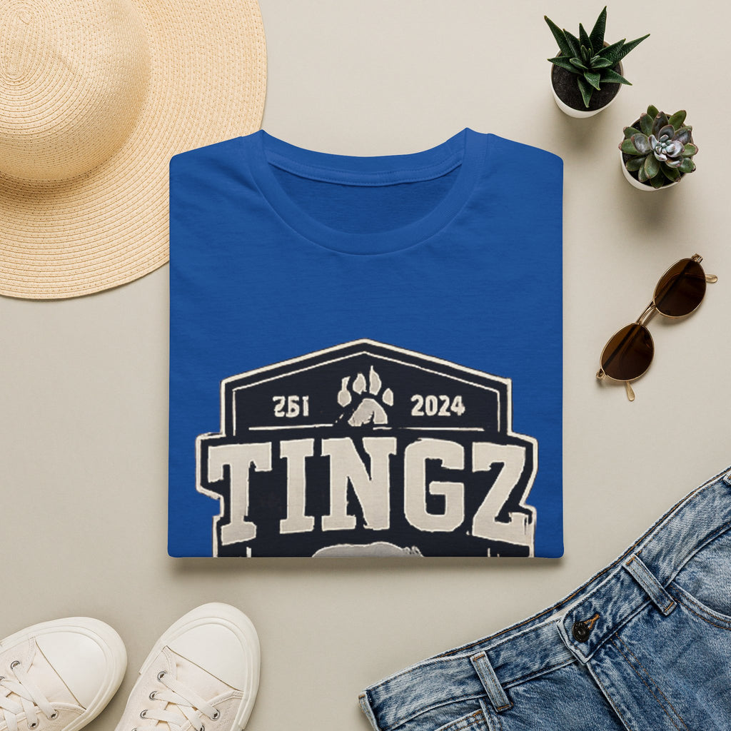 Bear Tingz Logo T‑Shirt — Retro Paw Emblem Tee