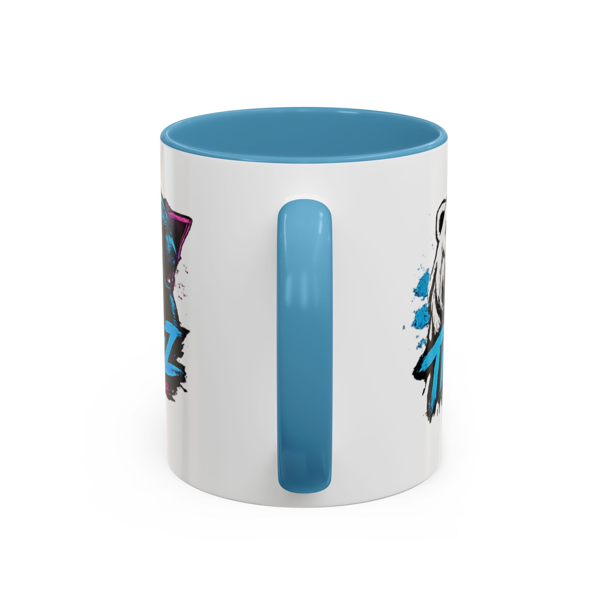 Bear Tingz Accent Coffee Mug — 11/15oz Gamer Logo Ceramic Mug
