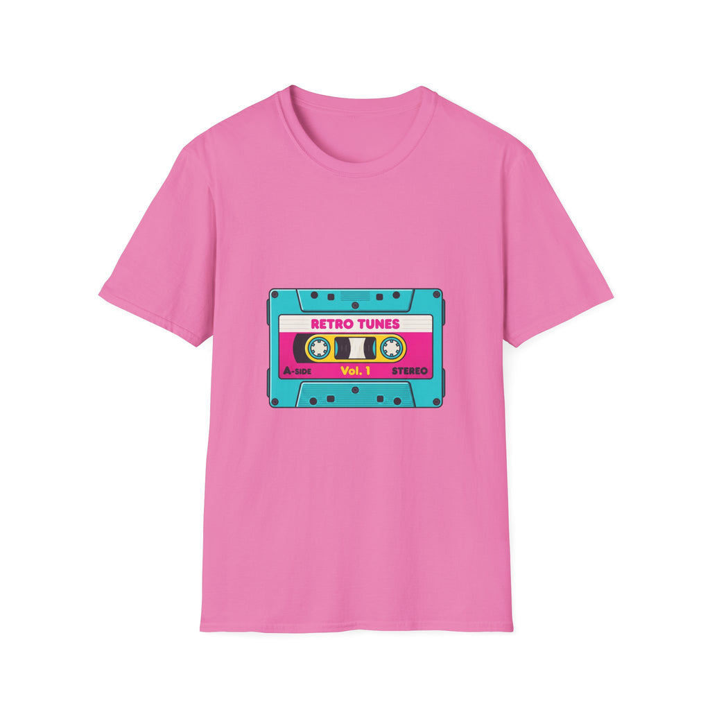 Retro Tunes Cassette T-Shirt — Vintage 80s Music Tee