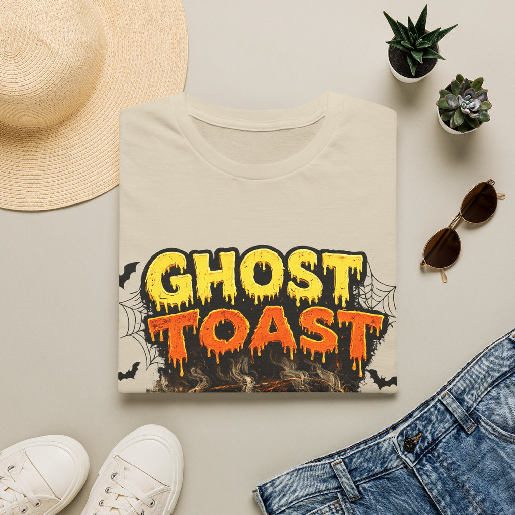 Ghost Toast Halloween T-Shirt — Spooky Haunted Breakfast Graphic Tee