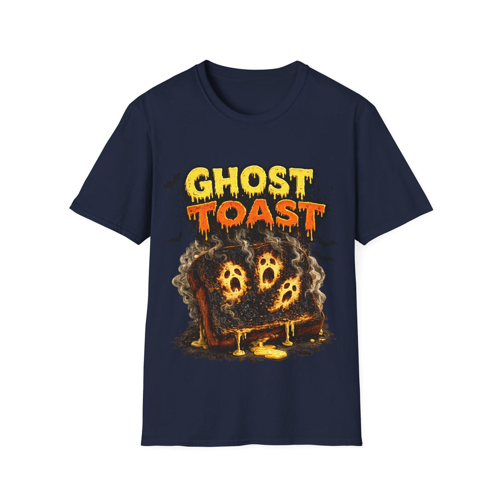 Ghost Toast Halloween T-Shirt — Spooky Haunted Breakfast Graphic Tee