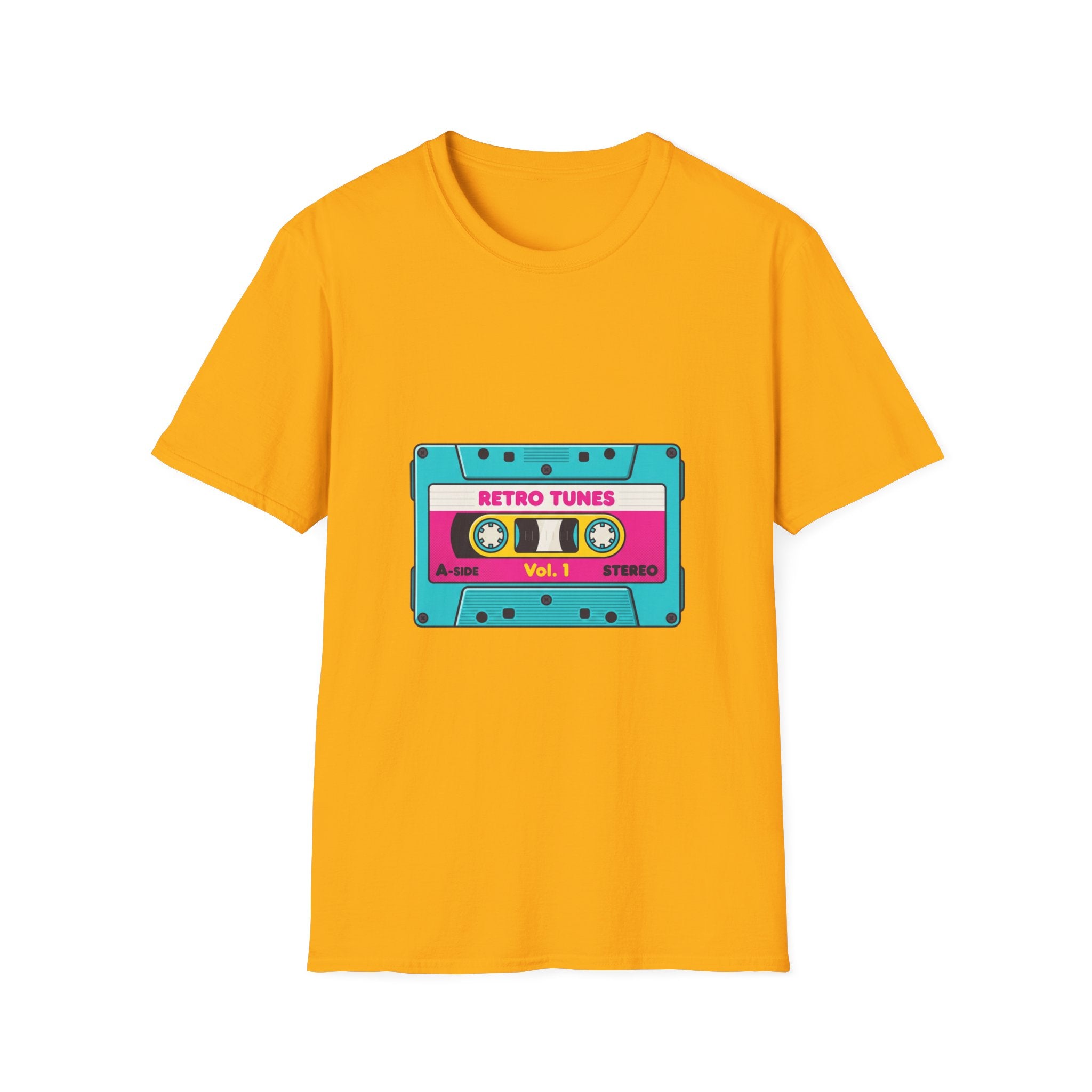 Retro Tunes Cassette T-Shirt — Vintage 80s Music Tee
