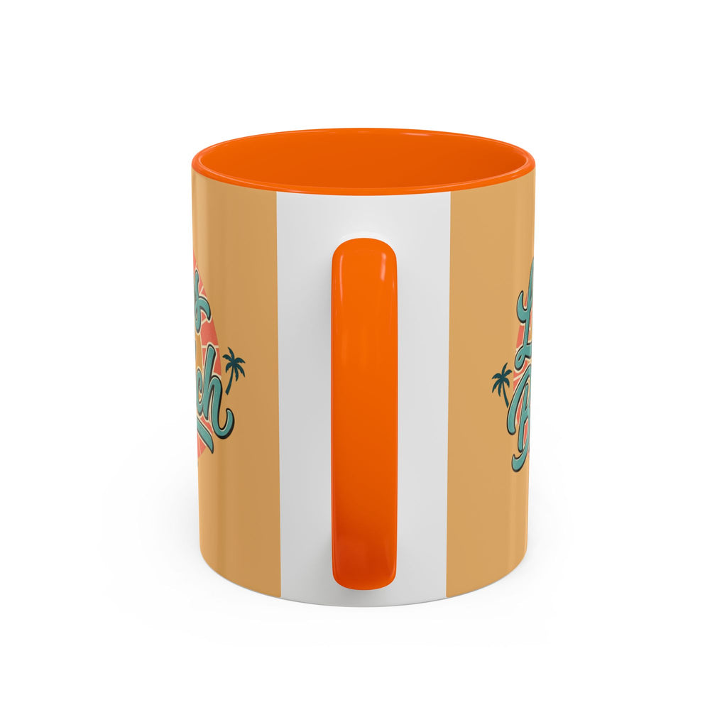 Life's a Beach Coffee Mug — Retro Beach Vibes 11/15oz Accent Mug