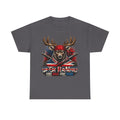 Deer Rambo Patriotic T‑Shirt — "Stay Wild, Stay Focus" Hunting Tee