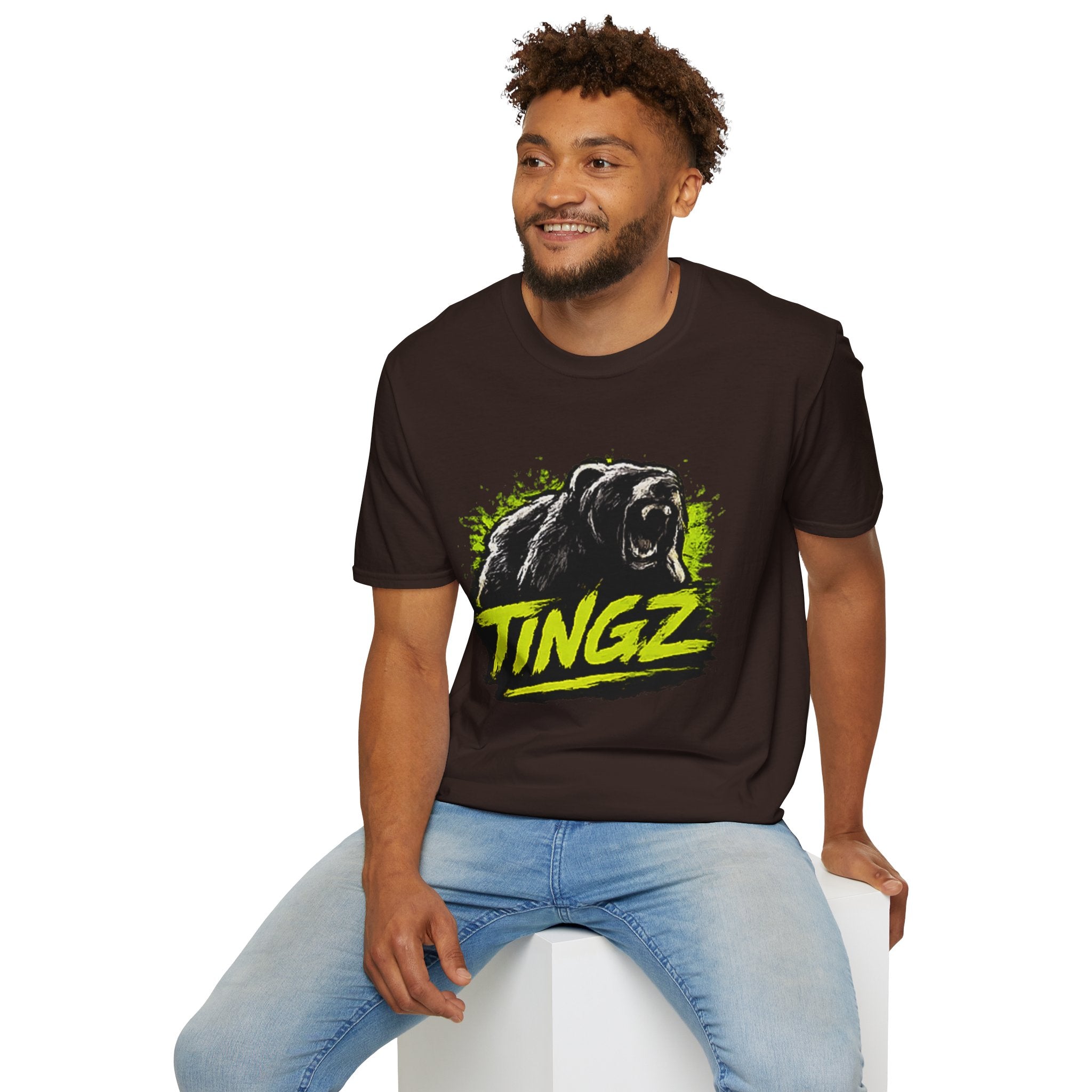 Bear TINGZ Roar T-Shirt — Bold Graphic Tee
