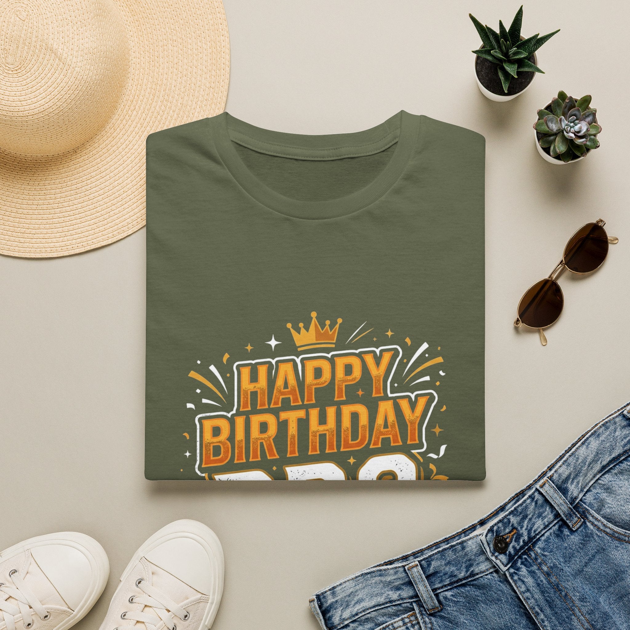 Happy Birthday Bro T-Shirt — Bold Crowned Birthday Tee for Brother