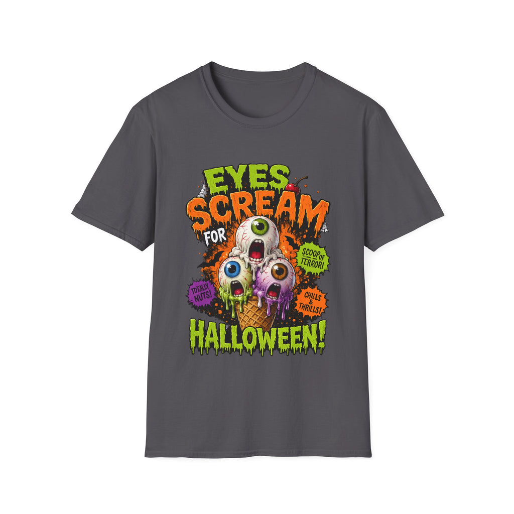 Halloween Eyes Scream T-Shirt — 'Eyes Scream for Halloween' Graphic Tee